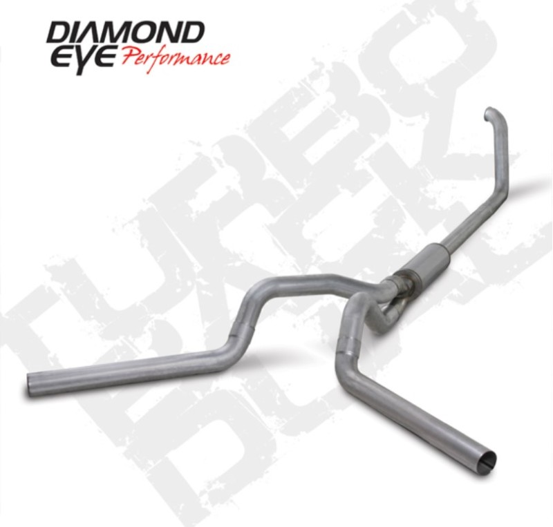 Ford F350 Performance Exhaust - Diamond Eye Performance - Turbo Back - `00-`03